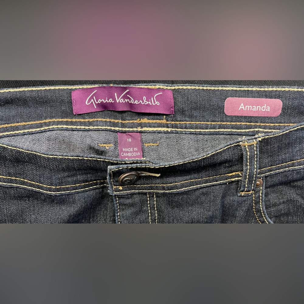 Gloria Vanderbilt Jeans Size 18 - Picture 5 of 9